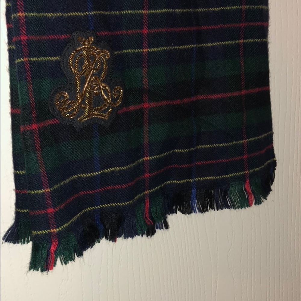 Ralph Lauren plaid scarf